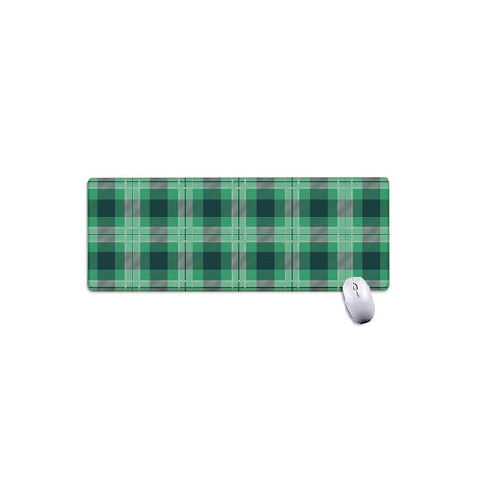 St. Patrick's Day Tartan Print Extended Mouse Pad