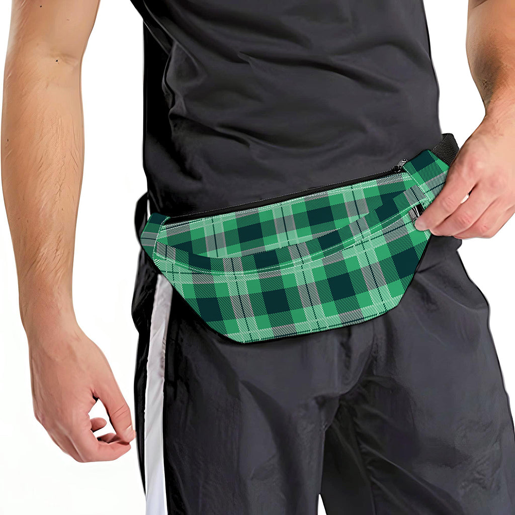 St. Patrick's Day Tartan Print Fanny Pack