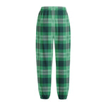 St. Patrick's Day Tartan Print Fleece Lined Knit Pants