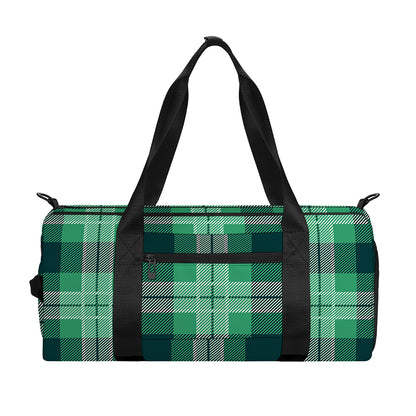 St. Patrick's Day Tartan Print Gym Bag