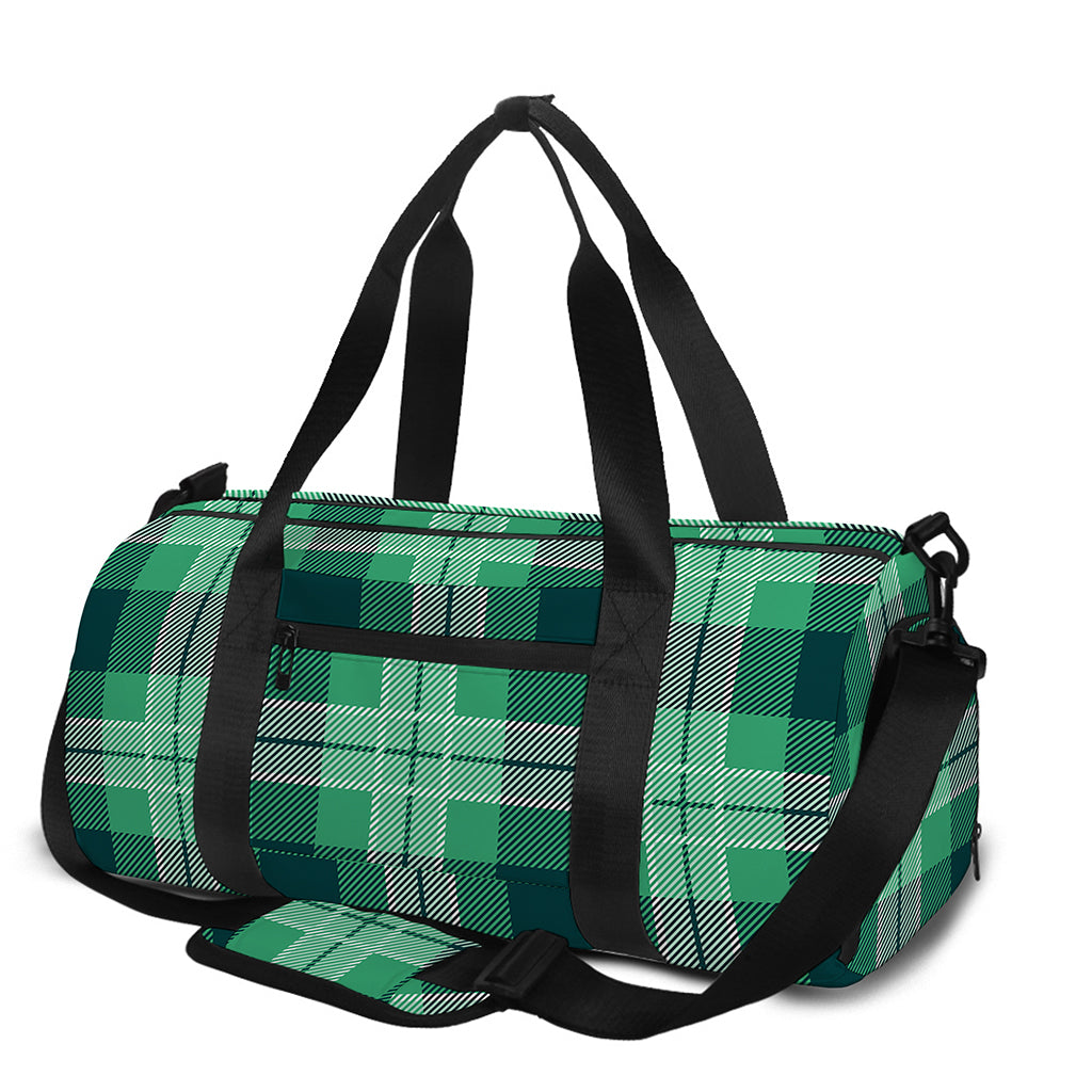 St. Patrick's Day Tartan Print Gym Bag