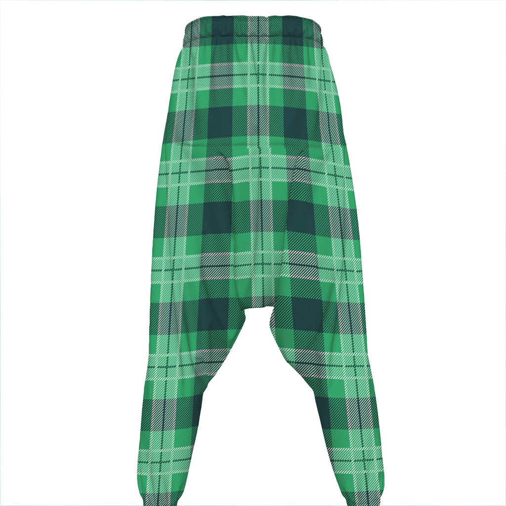 St. Patrick's Day Tartan Print Hammer Pants