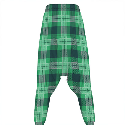 St. Patrick's Day Tartan Print Hammer Pants