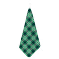 St. Patrick's Day Tartan Print Hand Towel