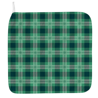 St. Patrick's Day Tartan Print Hand Towel
