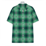 St. Patrick's Day Tartan Print Hawaiian Shirt