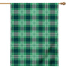 St. Patrick's Day Tartan Print House Flag