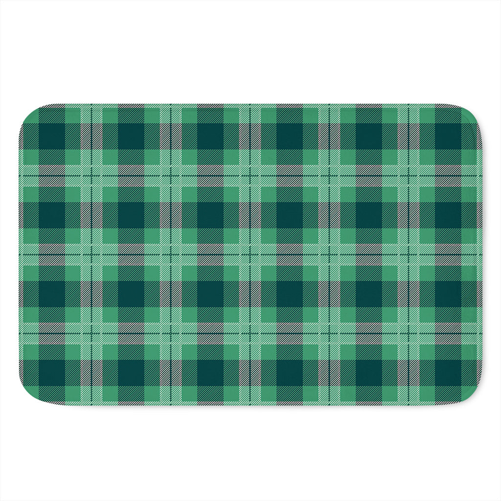 St. Patrick's Day Tartan Print Indoor Door Mat