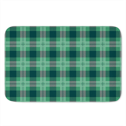 St. Patrick's Day Tartan Print Indoor Door Mat
