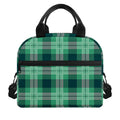 St. Patrick's Day Tartan Print Insulated Lunch Bag