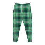 St. Patrick's Day Tartan Print Jogger Pants