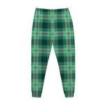 St. Patrick's Day Tartan Print Jogger Pants