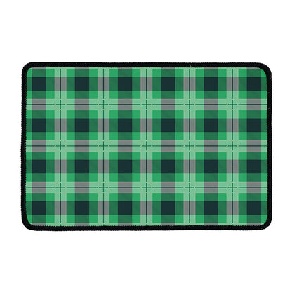 St. Patrick's Day Tartan Print Kitchen Mat