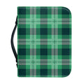 St. Patrick's Day Tartan Print Leather Bible Cover