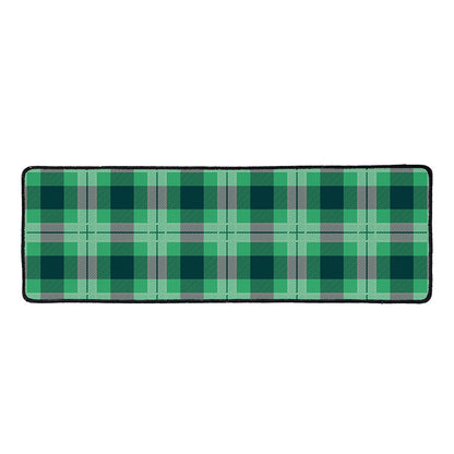 St. Patrick's Day Tartan Print Long Kitchen Mat