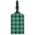 St. Patrick's Day Tartan Print Luggage Tag