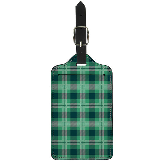 St. Patrick's Day Tartan Print Luggage Tag
