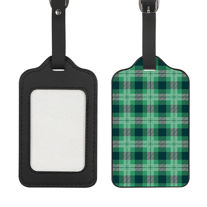 St. Patrick's Day Tartan Print Luggage Tag