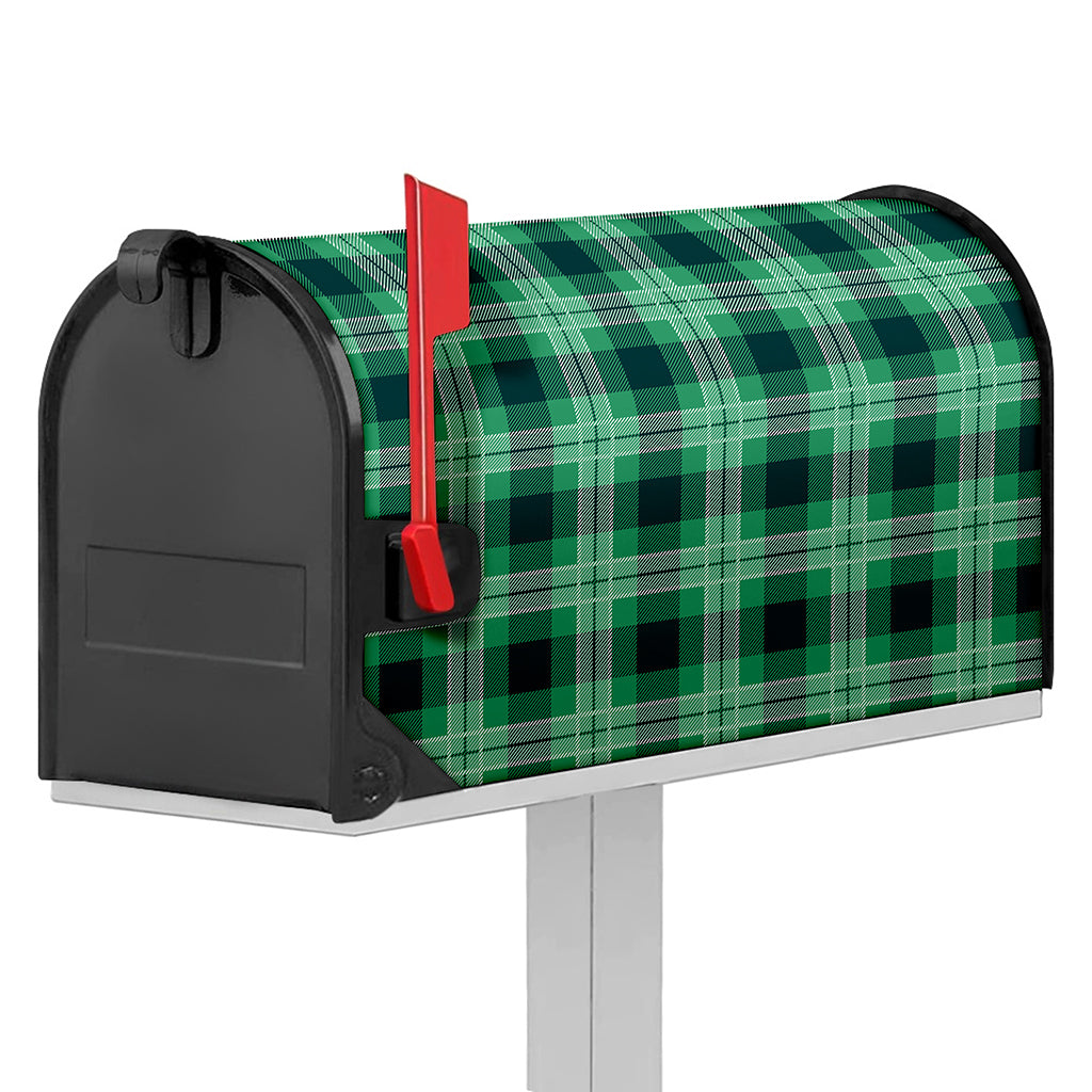 St. Patrick's Day Tartan Print Mailbox Cover