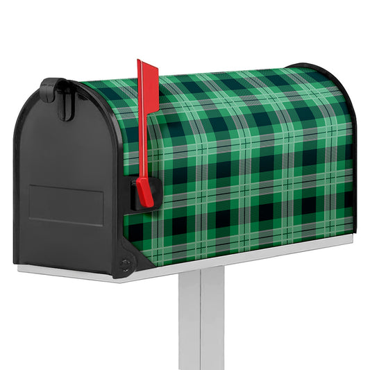 St. Patrick's Day Tartan Print Mailbox Cover