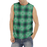 St. Patrick's Day Tartan Print Men's Fitness Tank Top