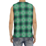 St. Patrick's Day Tartan Print Men's Fitness Tank Top