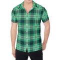 St. Patrick's Day Tartan Print Men's Shirt