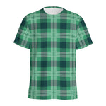 St. Patrick's Day Tartan Print Men's Sports T-Shirt