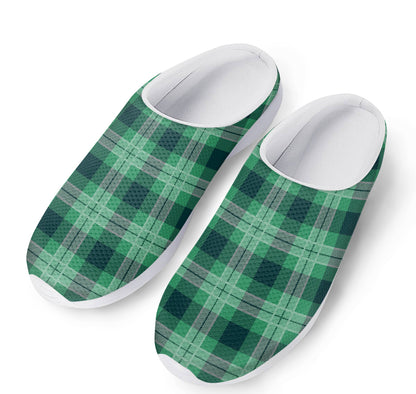 St. Patrick's Day Tartan Print Mesh Casual Shoes