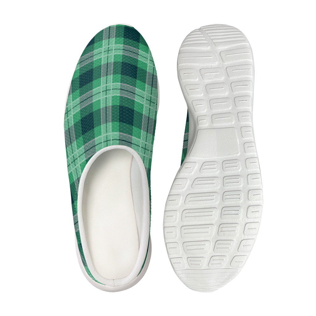 St. Patrick's Day Tartan Print Mesh Casual Shoes