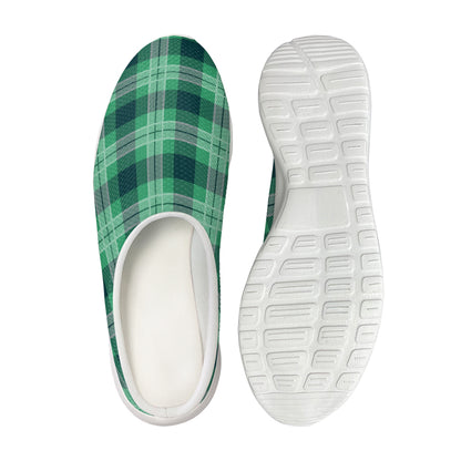 St. Patrick's Day Tartan Print Mesh Casual Shoes