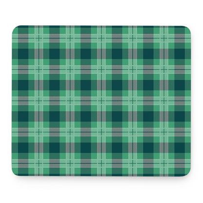 St. Patrick's Day Tartan Print Mouse Pad