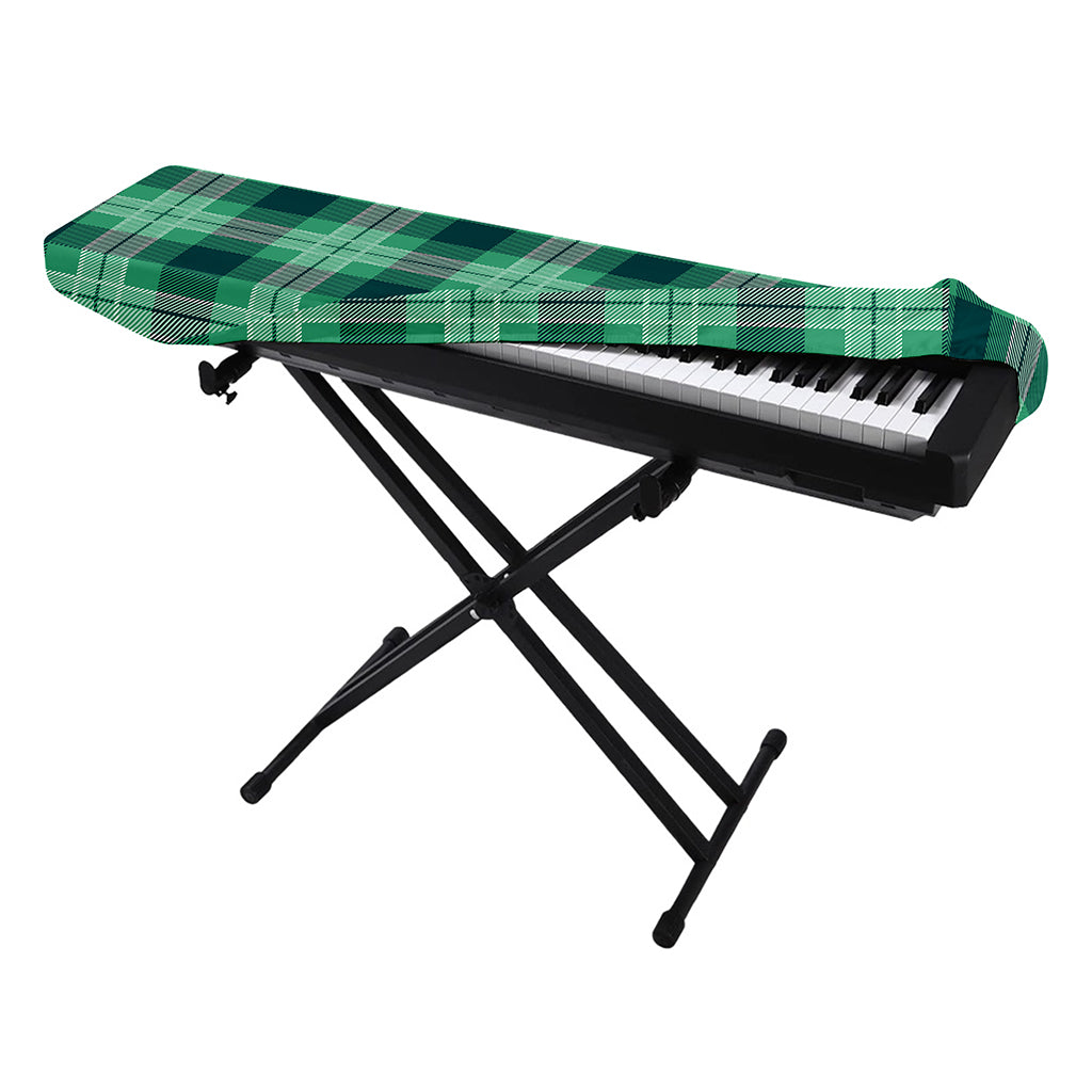 St. Patrick's Day Tartan Print Piano Keyboard Cover