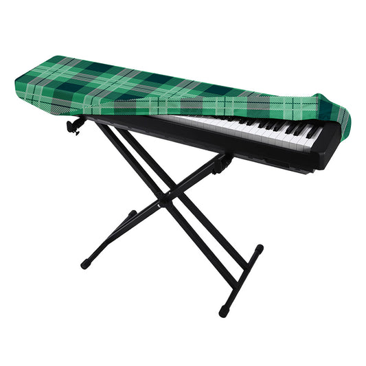 St. Patrick's Day Tartan Print Piano Keyboard Cover