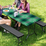 St. Patrick's Day Tartan Print Picnic Table Cover