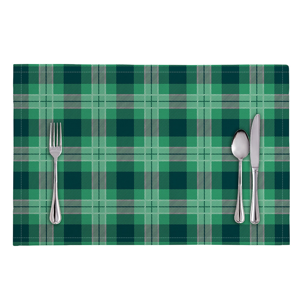 St. Patrick's Day Tartan Print Placemat