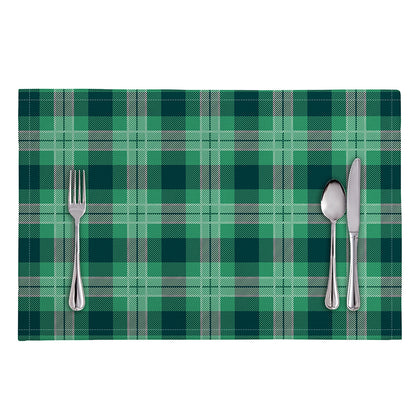 St. Patrick's Day Tartan Print Placemat
