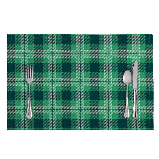 St. Patrick's Day Tartan Print Placemat