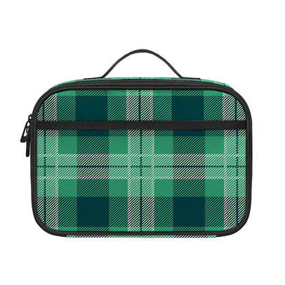 St. Patrick's Day Tartan Print Portable Lunch Bag