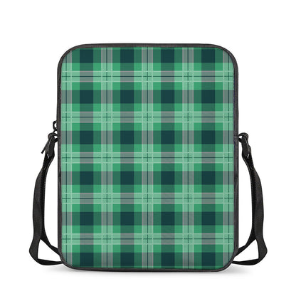 St. Patrick's Day Tartan Print Rectangular Crossbody Bag