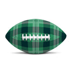 St. Patrick's Day Tartan Print Rugby Ball