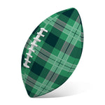 St. Patrick's Day Tartan Print Rugby Ball