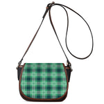St. Patrick's Day Tartan Print Saddle Bag
