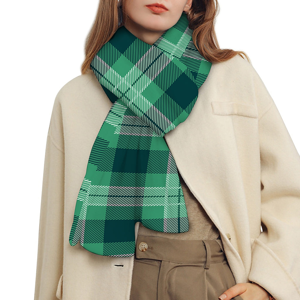 St. Patrick's Day Tartan Print Scarf