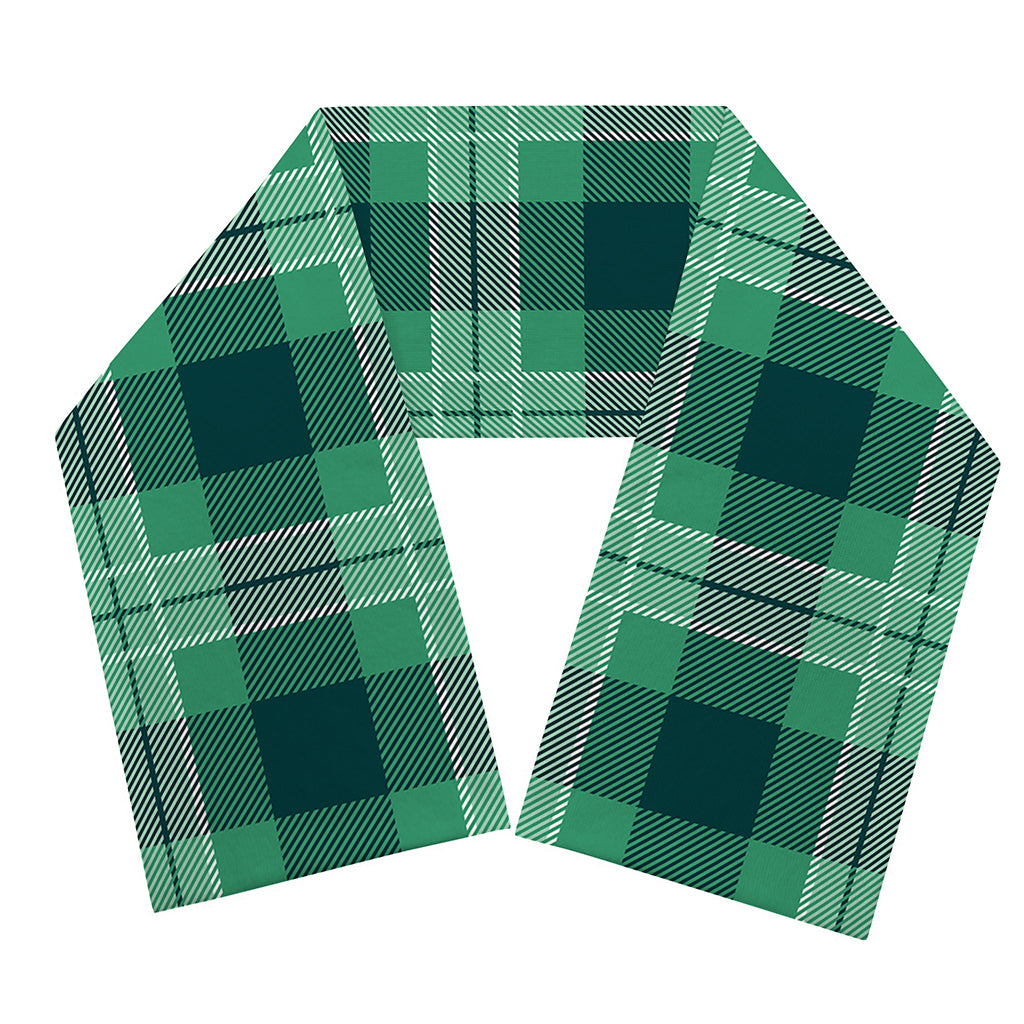 St. Patrick's Day Tartan Print Scarf