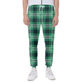 St. Patrick's Day Tartan Print Joggers