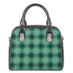 St. Patrick's Day Tartan Print Shoulder Handbag