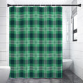 St. Patrick's Day Tartan Print Shower Curtain