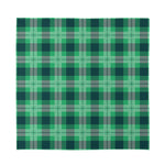 St. Patrick's Day Tartan Print Silk Bandana