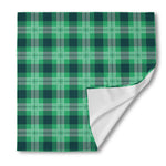St. Patrick's Day Tartan Print Silk Bandana
